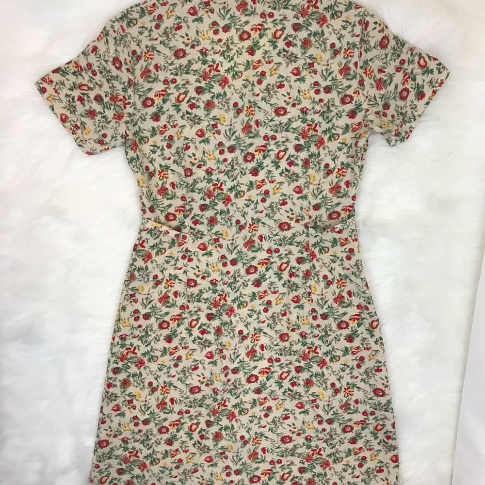 Vintage old navy floral button down mini dress - Picture 2 of 5